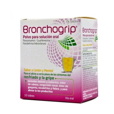 Bronchogrip 10 Sobres Polvo...