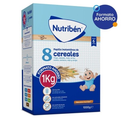 Nutribén Papilla 8 Cereales...