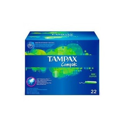 Tampax Compak Tampón 100%...